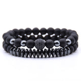 Natural Stone Black Bracelet