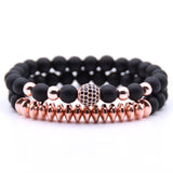 Natural Stone Black Bracelet