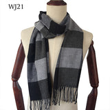 Red Lined Brown Scarf