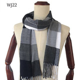 Red Lined Brown Scarf