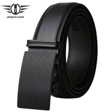 Black Leather Belt (Auto. Buckle)