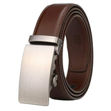 Black Leather Belt (Auto. Buckle)