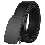Black Leather Belt (Auto. Buckle)