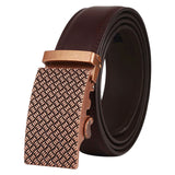 Black Leather Belt (Auto. Buckle)