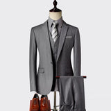 Business Slim Suit (3 Pcs)