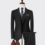 Business Slim Suit (3 Pcs)