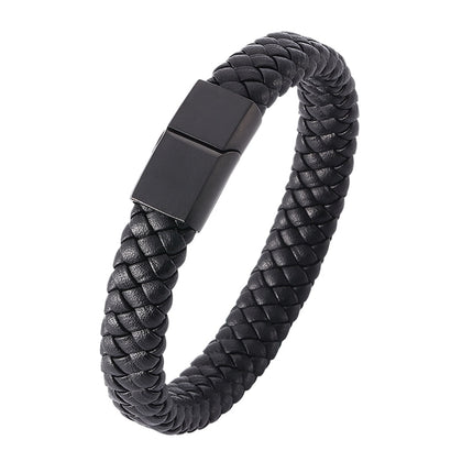 Leather Black Bracelet