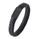 Leather Black Bracelet