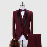 Business Slim Suit (3 Pcs)