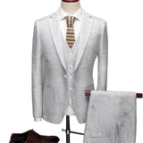 Business Slim Suit (3 Pcs)