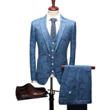 Business Slim Suit (3 Pcs)