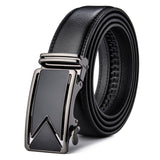 Brown Leather Belt (Auto. Buckle)
