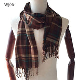 Lined Black Scarf