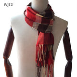 Lined Black Scarf