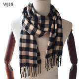 Lined Black Scarf