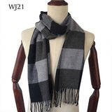 Lined Black Scarf